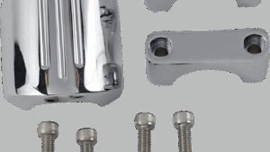 DAKOTA DIGITAL Chrome Clamp Mount - For 1" T-Bar/Riser Handlebar