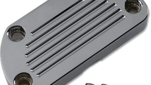 DAKOTA DIGITAL Chrome Flat 1" Handlebar Clamp Mount - For Pullback Risers