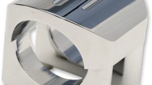 DAKOTA DIGITAL Chrome Clamp Mount - For 1.5" T-Bar/Riser Handlebar