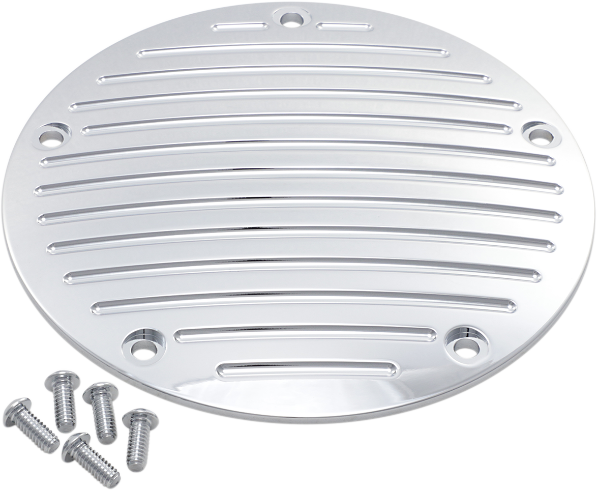 PRO-ONE PERF.MFG. Millennium Derby Cover - Ball Milled - Chrome