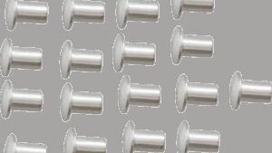 DRAG SPECIALTIES Heavy-Duty Front Fender Rivet - Stainless Steel - 1/4" x 5/15" - 25-Pack