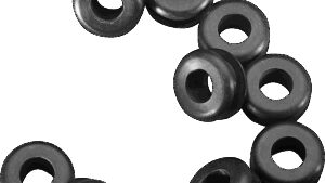 JAMES GASKET Mounting Grommets - Rubber - 12-Pack