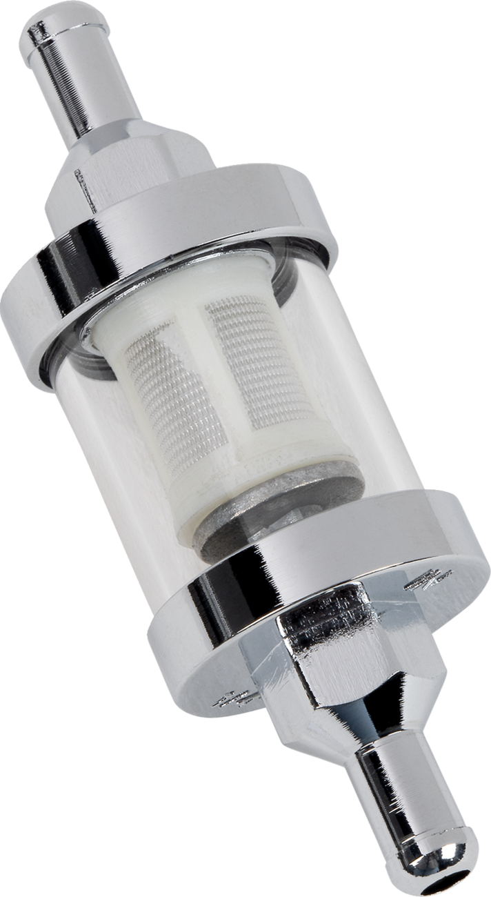 DRAG SPECIALTIES Fuel Filter - Clear - Mini - 5/16"