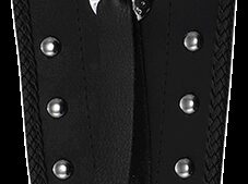 MUSTANG Cruiser Tank Bib - Studs/Concho - Black - Suzuki