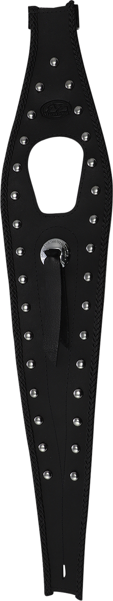 MUSTANG Cruiser Tank Bib - Studs/Concho - Black - Suzuki