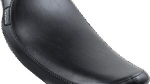 LE PERA Silhouette Solo Seat - Smooth - Black - Dyna '96-'03