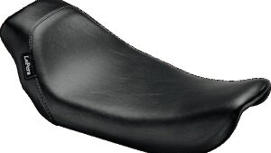 LE PERA Bare Bones Solo Seat - Smooth - Black - FXDWG '96-'03