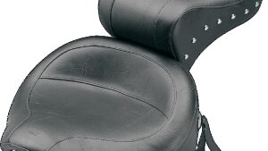 MUSTANG Wide Studded Touring Seat - Softail '84-'99