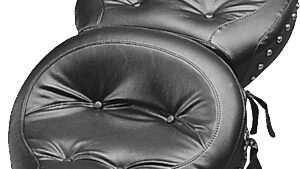 MUSTANG Wide Studded Touring Seat - FLT '91-'96