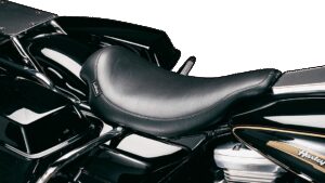 LE PERA Silhouette Solo Seat - Smooth - Black - FLT/FLHT '91-'96