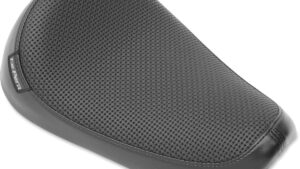 LE PERA Silhouette Solo Seat - Basketweave - Black - XL '82-'03