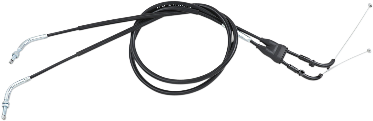 MOTION PRO Black Vinyl Throttle Cable - Push/Pull - '92-'01 Suzuki DR