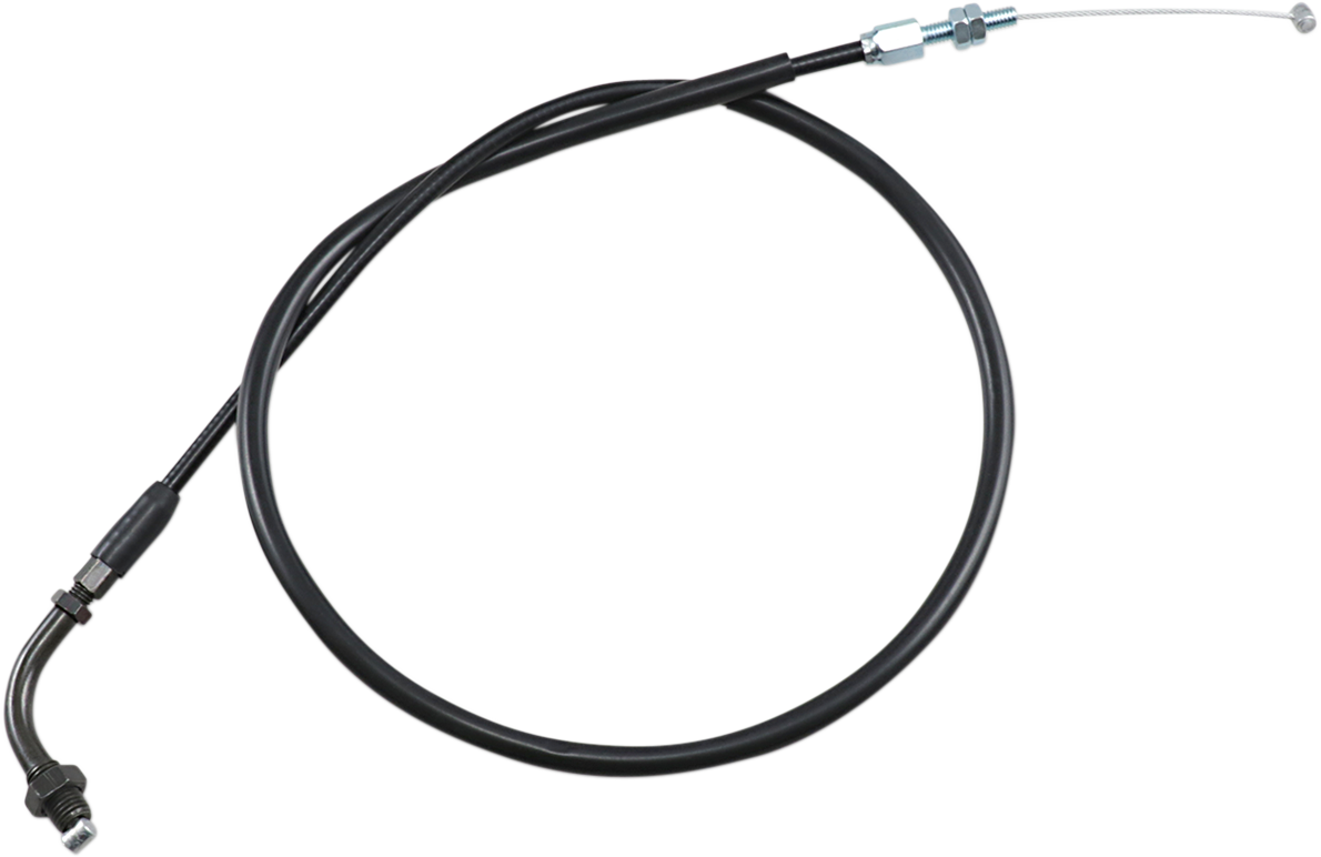MOTION PRO Black Vinyl Throttle Cable - Pull - '75-'80 Honda/Kawasaki