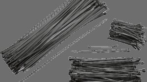 PARTS UNLIMITED Cable Tie - 15" - Black - 100-Pack