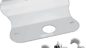 MOOSE OFFROAD Skid Plate - Silver - Kawasaki - KDX 200