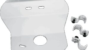 MOOSE OFFROAD Skid Plate - Silver - Kawasaki - KDX 200/220