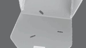 MOOSE OFFROAD Skid Plate - Silver - Honda - XR400R