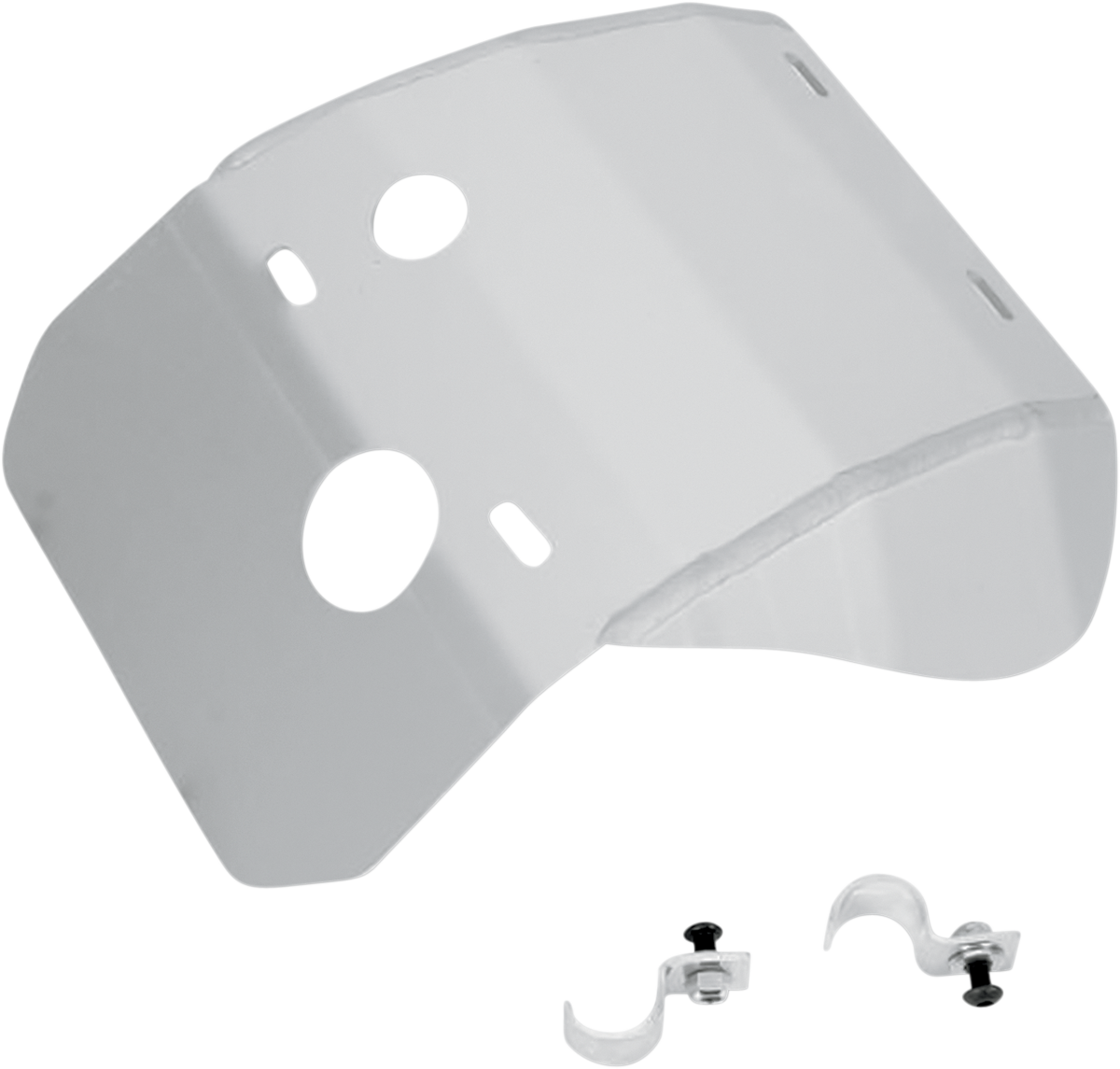 MOOSE OFFROAD Skid Plate - Silver - Suzuki - DR 250/350