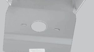 MOOSE OFFROAD Skid Plate - Silver - Honda - CR250R