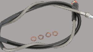 MOOSE OFFROAD Brake Line - Front - Stainless Steel - Gas Gas/Husqvarna/KTM