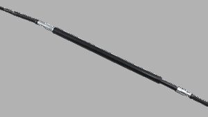 MOTION PRO Black Vinyl Brake Cable - Rear - Honda