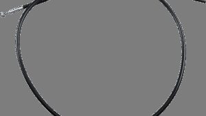 MOTION PRO Black Vinyl Brake Cable - Rear - Hand - Honda