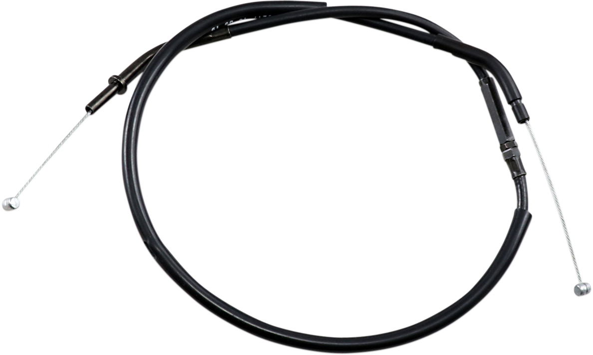 MOTION PRO Black Vinyl Throttle Cable - Push - '90-'01 ZX1100