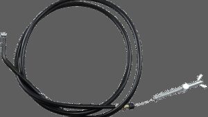 MOTION PRO Black Vinyl Brake Cable - Rear - Hand - Kawasaki