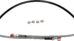 MOOSE OFFROAD Brake Line - Front - Stainless Steel - Yamaha YZ 80/85