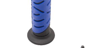 PRO GRIP 719 Dual Density Sportbike Grips - Open Ends - Black/Blue