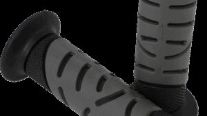 PRO GRIP 719 Dual Density Sportbike Grips - Open Ends - Black/Gray