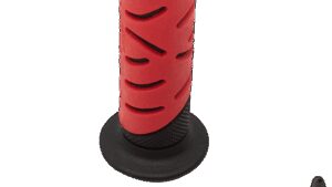 PRO GRIP 719 Dual Density Sportbike Grips - Open Ends - Black/Red