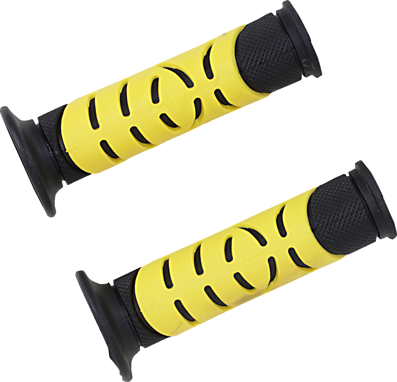 PRO GRIP 719 Dual Density Sportbike Grips - Open Ends - Black/Yellow