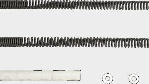 PROGRESSIVE SUSPENSION Front Fork Springs - 30/45 lb/in - 29 mm/502 mm