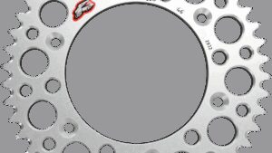 RENTHAL Rear Sprocket - Aluminum - 46 Tooth - Silver - Honda