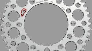 RENTHAL Rear Sprocket - Aluminum - 50 Tooth - Silver - Honda