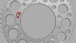 RENTHAL Rear Sprocket - Aluminum - 52 Tooth - Silver - Honda