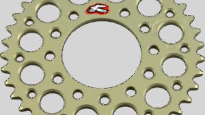 RENTHAL Rear Sprocket - Aluminum - 39 Tooth - Kawasaki/Suzuki/Triumph