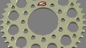 RENTHAL Rear Sprocket - Aluminum - 43 Tooth - Kawasaki/Suzuki/Triumph