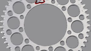 RENTHAL Rear Sprocket - Aluminum - 51 Tooth - Silver - Kawasaki