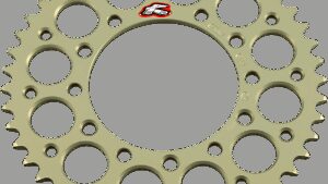 RENTHAL Rear Sprocket - Aluminum - 46 Tooth - Suzuki/Yamaha/Kawasaki