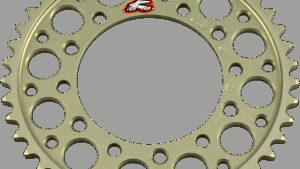 RENTHAL Rear Sprocket - Aluminum - 47 Tooth - Suzuki/Yamaha/Kawasaki