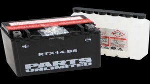 PARTS UNLIMITED BATTERY-MNT FREE.69 LITER