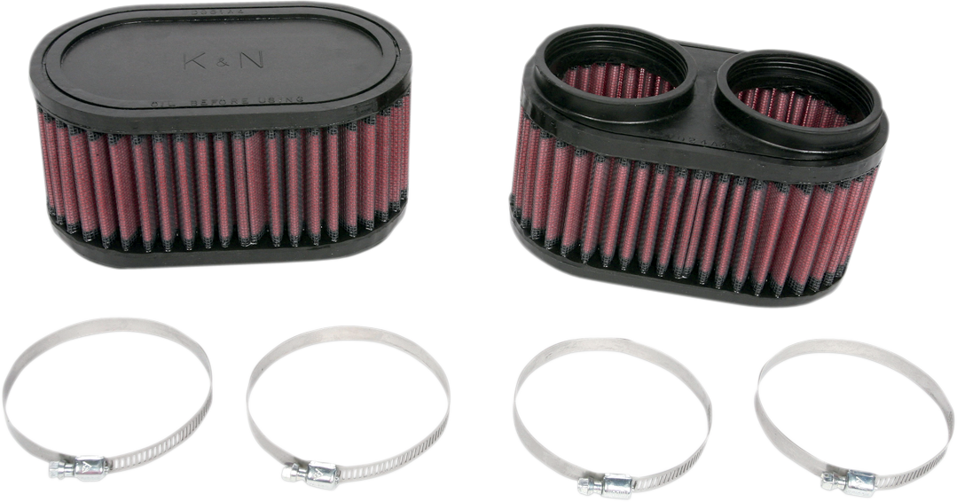 K & N Clamp-On Air Filters - Suzuki/Yamaha