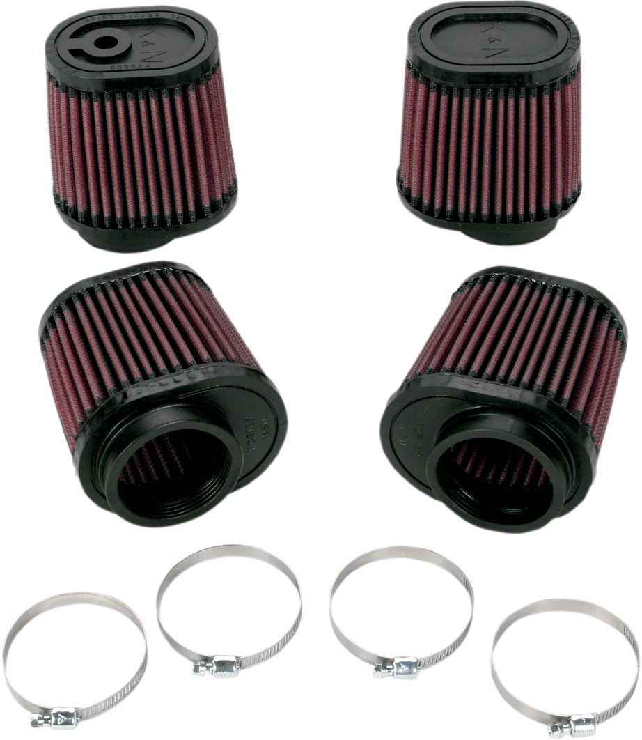 K & N Clamp-On Air Filters - Yamaha