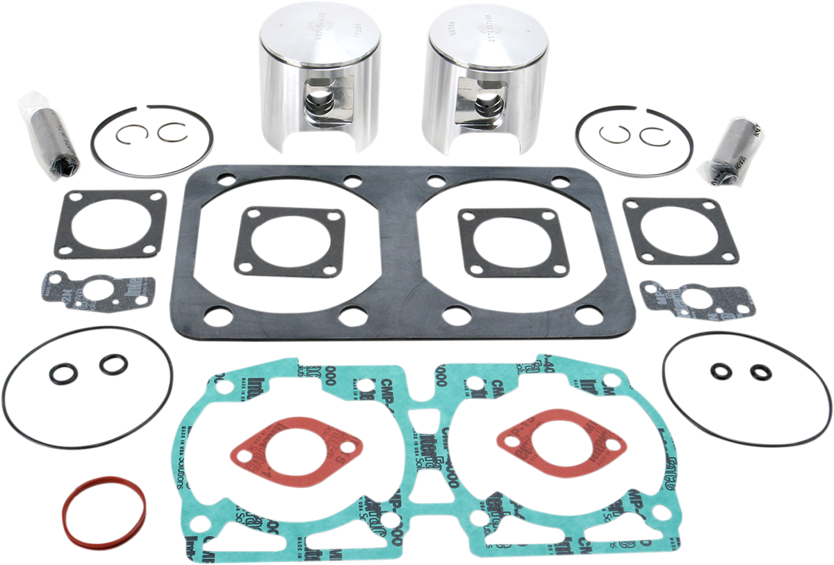 WISECO Piston Kit with Gaskets - 76.00 mm - 583 Engine Type - Ski-Doo