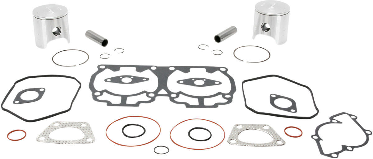 WISECO Piston Kit with Gaskets - 69.50 mm - 493 Engine Type - Ski-Doo