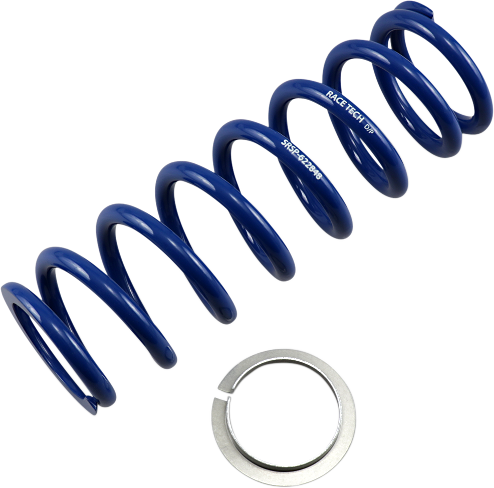 RACE TECH Shock Spring - Front/Rear - Blue - Sport Series - Spring Rate 269 lb/in