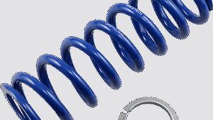 RACE TECH Shock Spring - Front/Rear - Blue - Sport Series - Spring Rate 336 lb/in