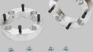 HIGH LIFTER Spacer w/Stud - Wheel - Rear - 4/137 - 1-1/2"